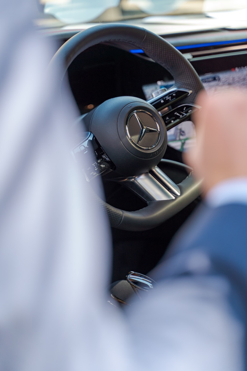 Volant d'une Mercedes